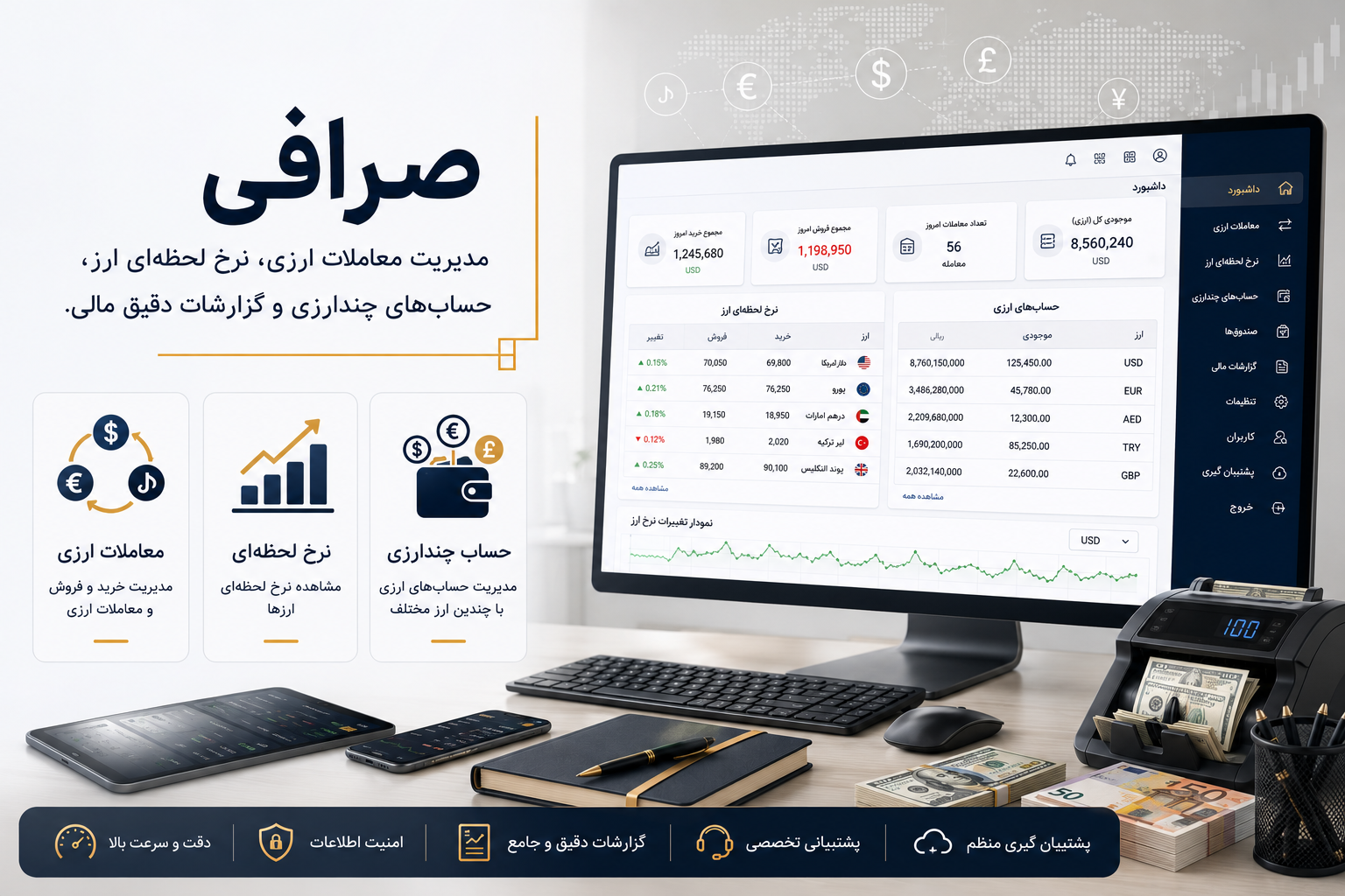نرم افزار حسابداری صرافی